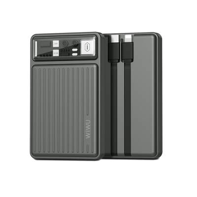 Wiwu Wi-P004 Trunk Serisi Type-C Lightning Çıkışlı Taşınabilir Powerbank PD 22.5W 10000mAh - 1