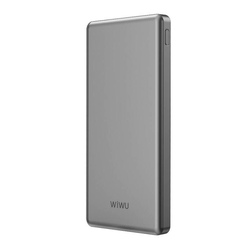 Wiwu Wi-P013 Slim Serisi LED Işık Göstergeli Ultra İnce Taşınabilir Powerbank 10000mAh 22.5W - 1