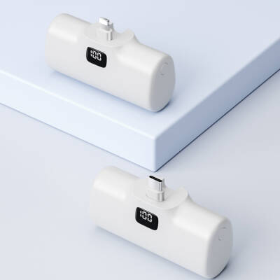 Wiwu Wi-P017 Capsule Serisi 2in1 Mini Taşınabilir Standlı Lightning Powerbank 5000mAh - 8