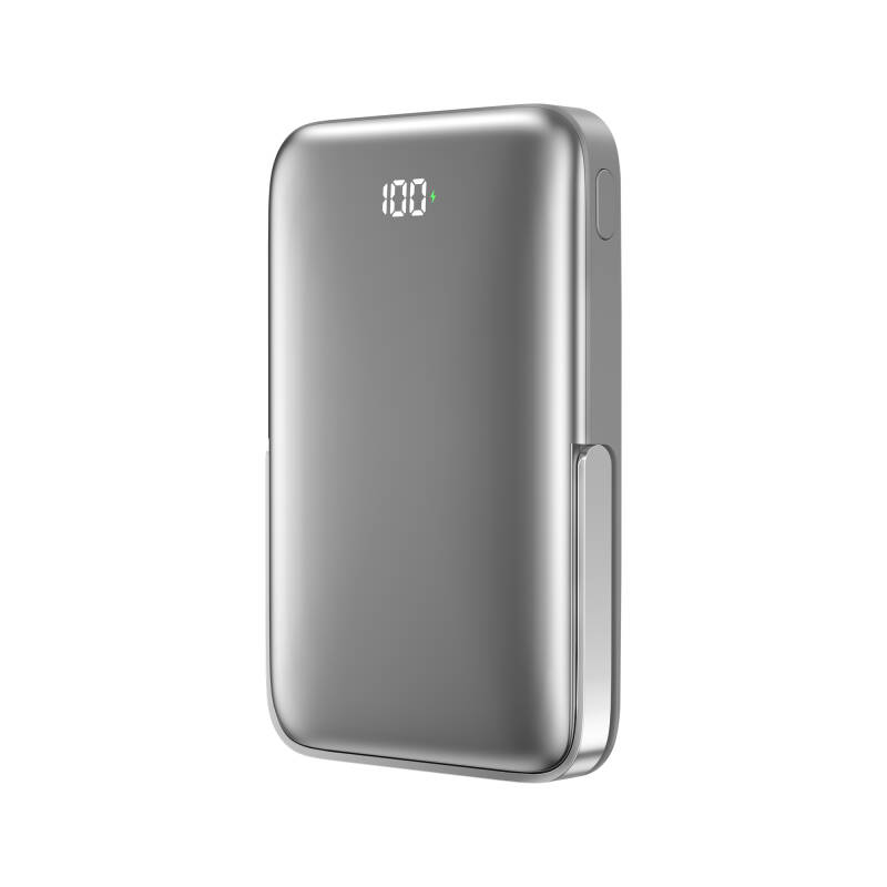 Wiwu Wi-P018 Elite Serisi Led Ekranlı Magsafe Powerbank Wireless 15W 10000mAh - 9