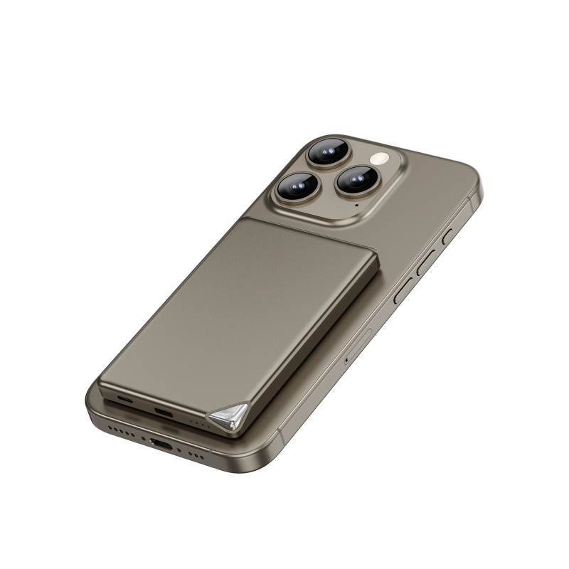 Wiwu Wi-P019 Ultra İnce Explore Serisi Led Göstergeli Wireless M-safe Powerbank 15W 5000mAh - 2