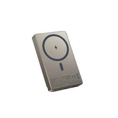 Wiwu Wi-P020 Ultra-Thin Explore Serisi Led Göstergeli Wireless Magsafe Powerbank 15W 10000mAh - 7