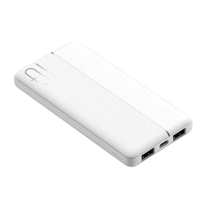 Wiwu Wi-P032 Dual USB-A ve Type-C PD LED Işık Göstergeli Taşınabilir Powerbank 10000mAh - 6