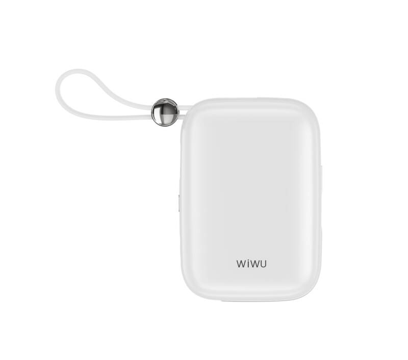 Wiwu Wi-P042 Monaco Series Lightning and Type-C Cable Digital LED Indicator Hanging Powerbank 10000mAh - 4