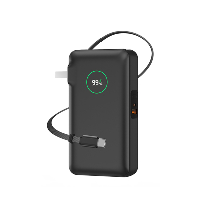 Wiwu Wi-P049 Noble Series Type-C Wired Digital LED Display Powerbank PD 35W 10000mAh - 1
