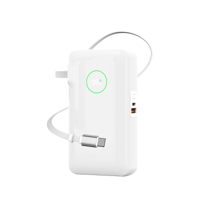 Wiwu Wi-P049 Noble Serisi Type-C Kablolu Dijital LED Göstergeli Powerbank PD 35W 10000mAh - 4