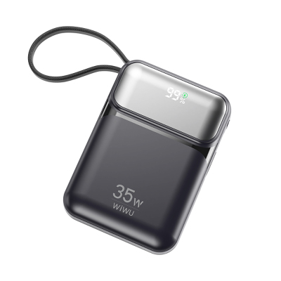 Wiwu Wi-P052 Galaxy Serisi Type-C Lightning Çıkışlı Taşınabilir Powerbank PD 35W 10000mAh - 4