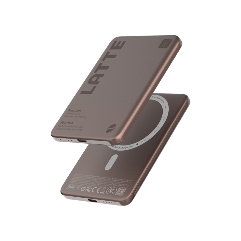 Wiwu Wi-P085 MagPearl Serisi Ultra İnce Wireless Kablosuz Powerbank 5000mAh 15W - 3