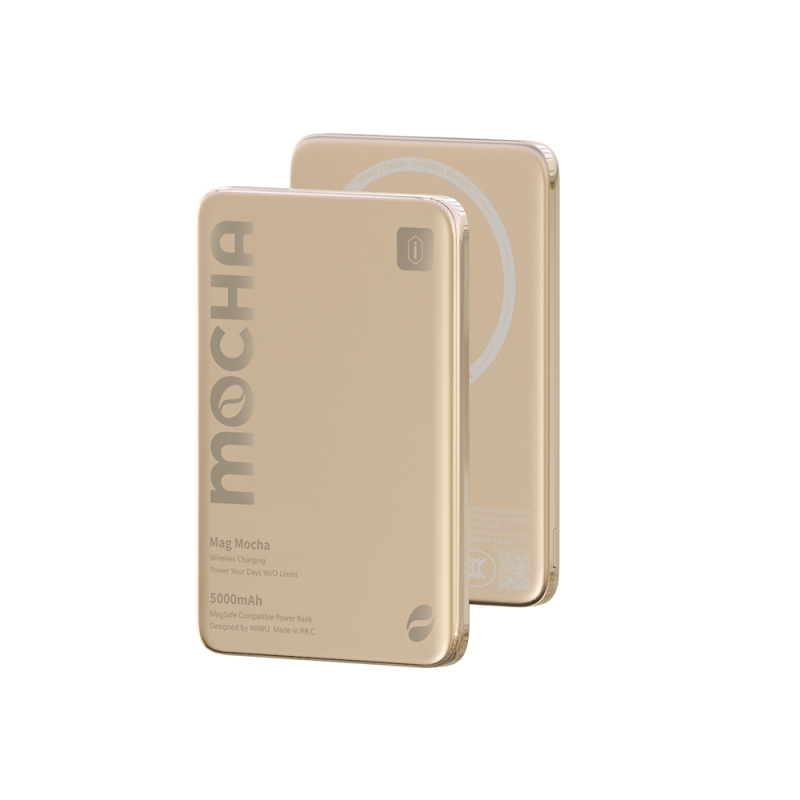 Wiwu Wi-P085 MagPearl Serisi Ultra İnce Wireless Kablosuz Powerbank 5000mAh 15W - 2