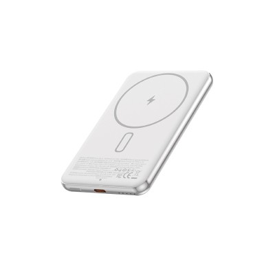 Wiwu Wi-P088 LED Işık Göstergeli PD 20W Kablosuz Powerbank 5000mAh 15W - 4