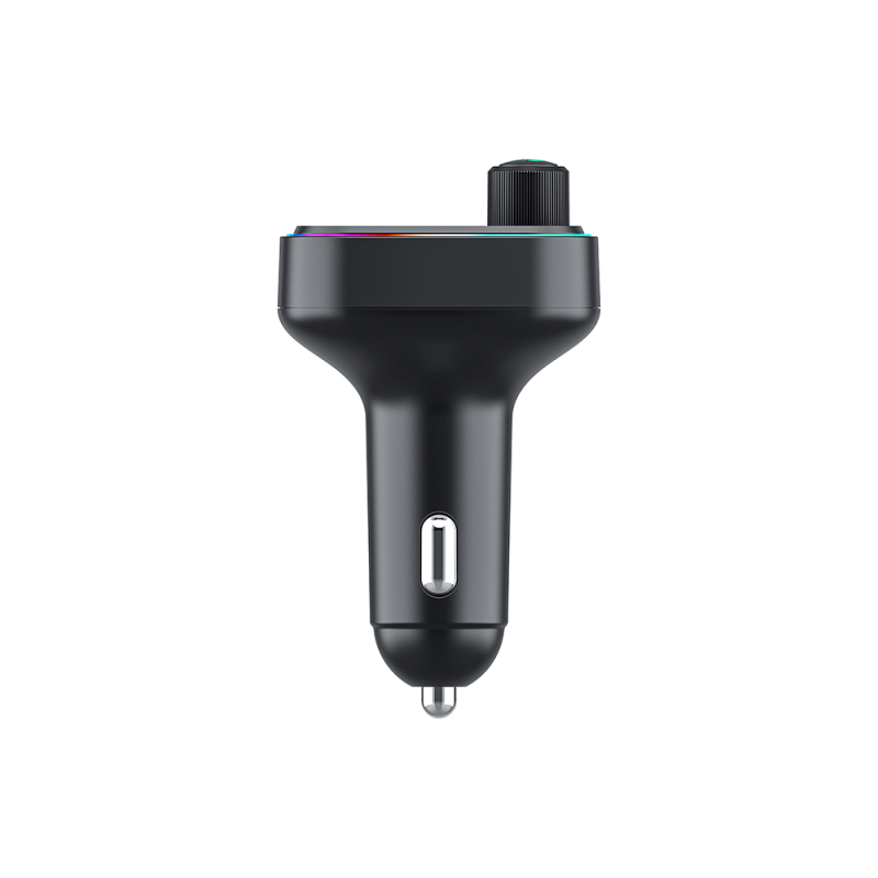Wiwu Wi-QC031 RGB Bluetooth Transmitter MP3 Type-C and USB-A Car Charger - 3