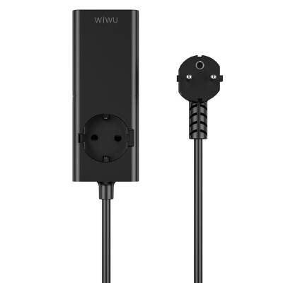 Wiwu Wi-S004 GaN Tech Çift Type-C ve Çift USB-A Girişli Priz 100W 150cm - 4