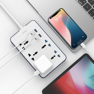 Wiwu Wi-S006 20W GaN Tech Power Strip 11 in 1 Çoklu Priz - 7