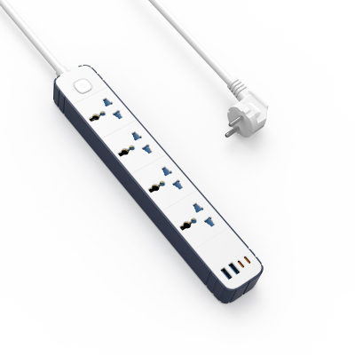 Wiwu Wi-S007 20W GaN Tech Power Strip 8 in 1 Çoklu Priz 2M - 1