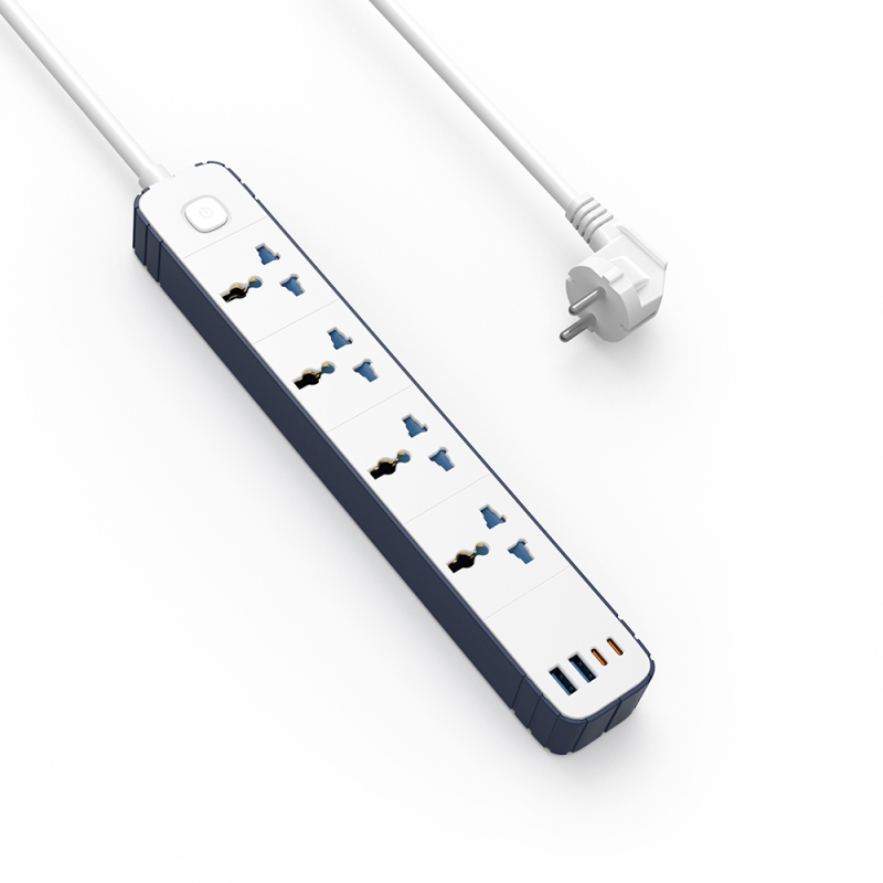 Wiwu Wi-S007 20W GaN Tech Power Strip 8 in 1 Çoklu Priz 2M - 1