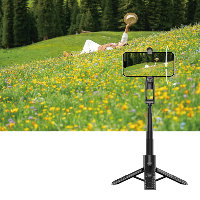 Wiwu Wi-SE014 Magnetic 360 Degree Rotating Remote Selfie Stick and Tripod - 6