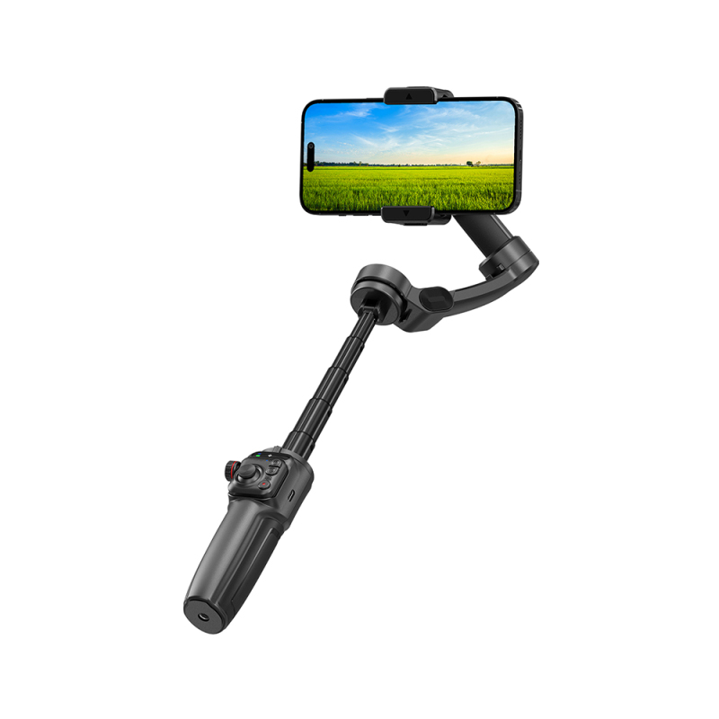 Wiwu Wi-SE016 Yapay Zeka Destekli Canlı Yayın Dolgu Işıklı Gimbal Stabilizatör - 3