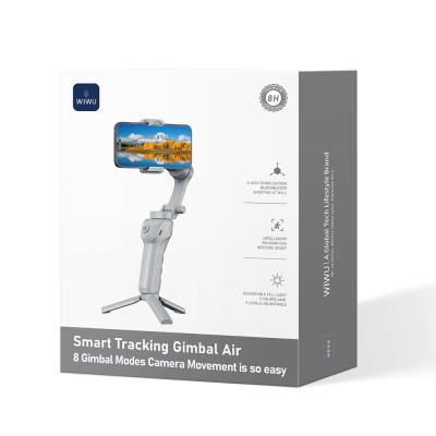 Wiwu Wi-SE017 3-Axis Yapay Zeka Destekli Çok Fonksiyonlu El Tipi Gimbal Stabilizatör - 8