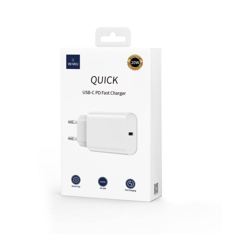 Wiwu Wi-U001 Quick 20W Single-Link Type-C PD Fast Charge Head - 4