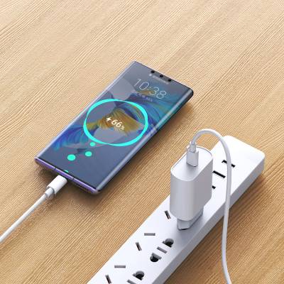 Wiwu Wi-U001 Quick 20W Single Port Charging Head Type-C PD to Type-C 20W Wired Charger Set - 5