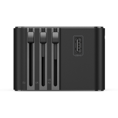 Wiwu Wi-UA006 Çoklu Universal TR/US/UK/AUS/EU Uyumlu Seyahat Şarj Adaptörü 45W - 8