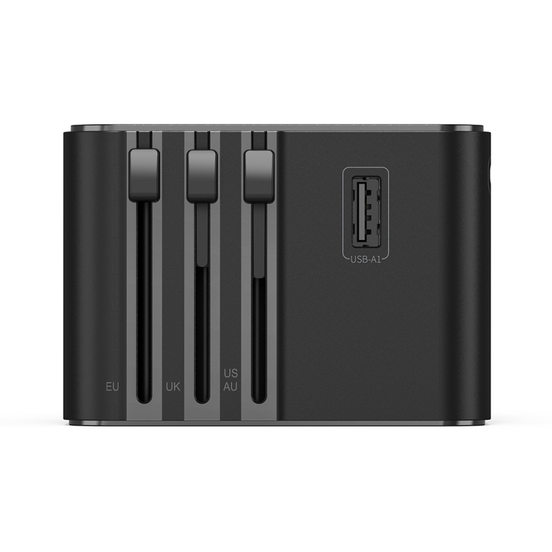 Wiwu Wi-UA006 Çoklu Universal TR/US/UK/AUS/EU Uyumlu Seyahat Şarj Adaptörü 45W - 8