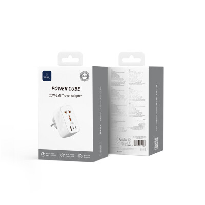 Wiwu Wi-UA007 GaN Tech PD Fast Charging Travel Charger Head 20W - 7