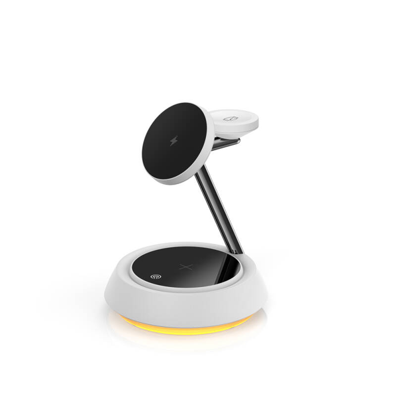 Wiwu Wi-W002 3in1 Magnetic Wireless Charging Stand with Fast Charging - 4