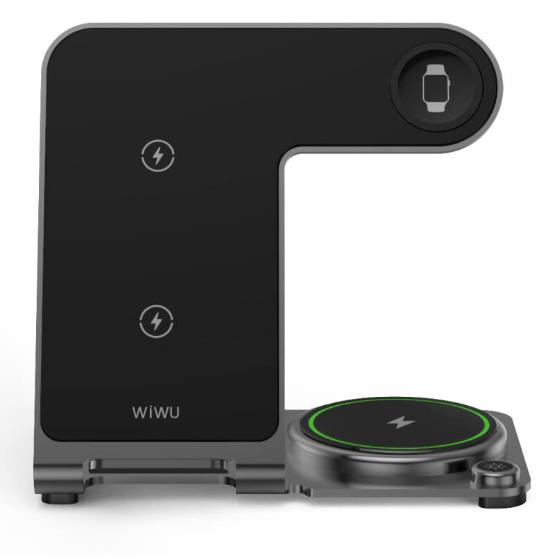 Wiwu Wi-W005 Armor 3in1 Magnetic Wireless Charging Stand with Fast Charging - 2