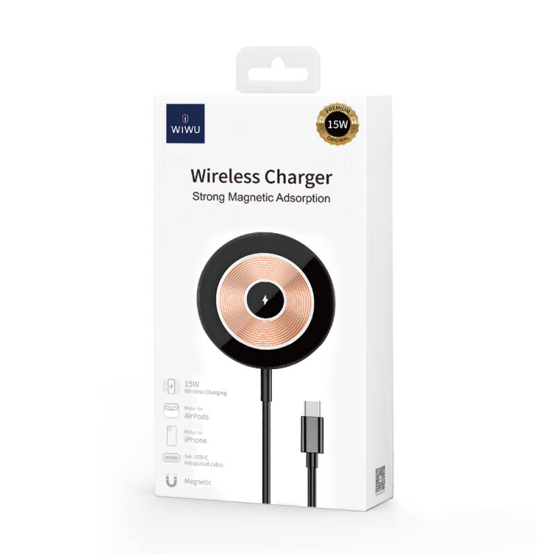 Wiwu Wi-W007 15W Magsafe PD Wireless Charger with Fast Charging - 11