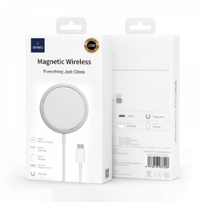 Wiwu Wi-W009 Interstellar 15W Magsafe PD Wireless Charger with Fast Charging - 7