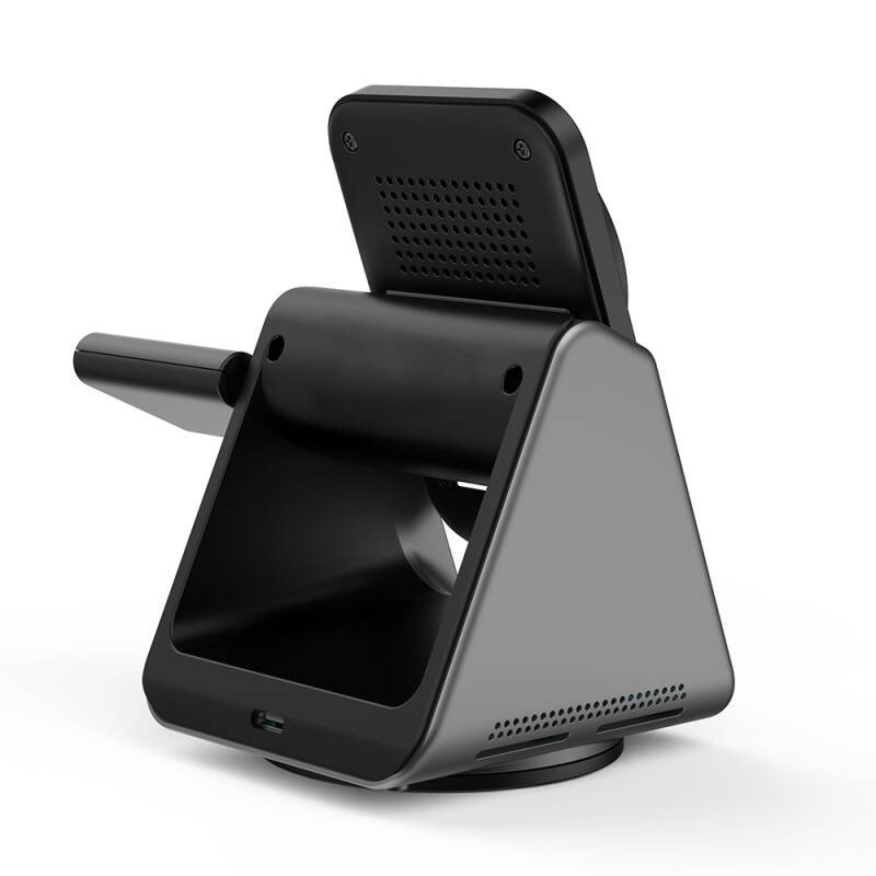 Wiwu Wi-W018 Coolpad Series 15W 3in1 Wireless Charging Stand for Phone and Smart Watch - 6