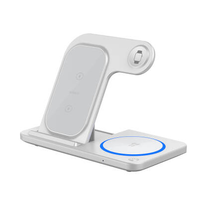 Wiwu Wi-W020 3in1 Foldable Magnetic Wireless Charging Stand with Fast Charging - 2