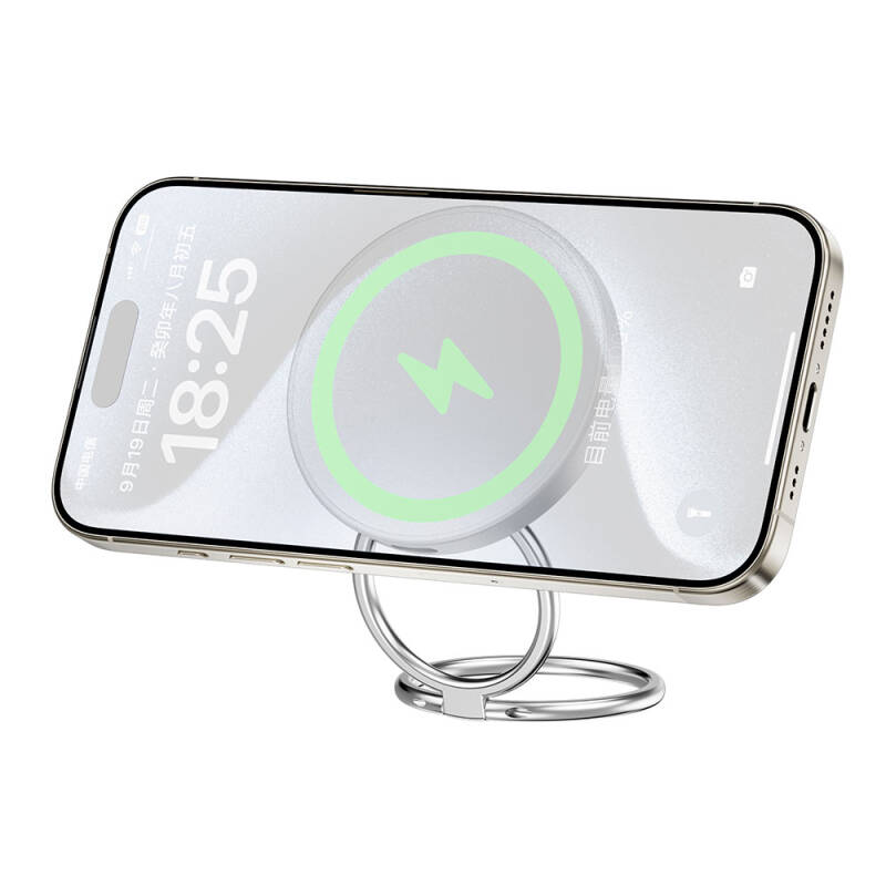 Wiwu Wi-W027 Wireless Charger Stand and Fast Magsafe Charging Features 15W - 4