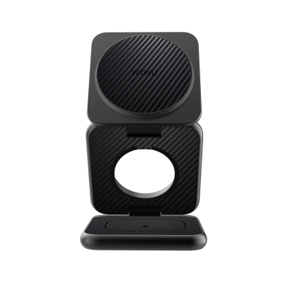 Wiwu Wi-W035 3 in 1 Magnetic Fast Charging Aramid Fiber Wireless Charging Stand 15W - 2