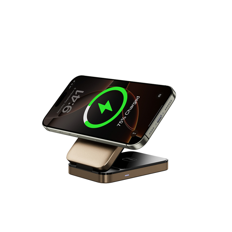 Wiwu Wi-W038 3in1 Foldable Wireless Charging Stand 15W - 4