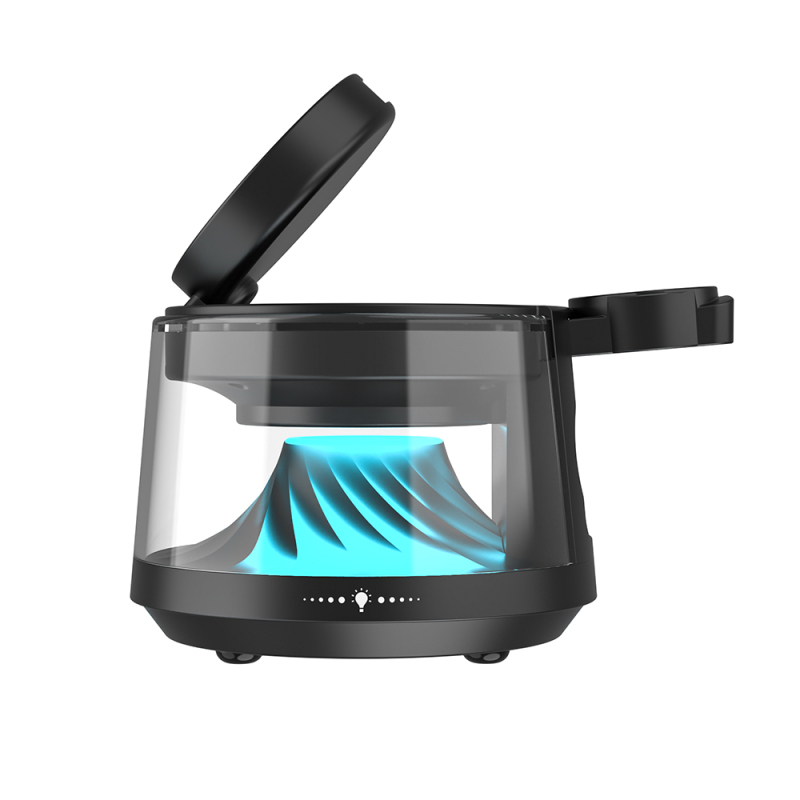 Wiwu Wi-W039 5in1 Kablosuz Şarj Standı Ambiyans Işıklı Bluetooth Speaker Hoparlör Özellikli 15W - 6