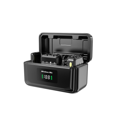 Wiwu Wi-WM005 2in1 Type-C and Lightning Port ANC Wireless Lavalier Microphone - 3
