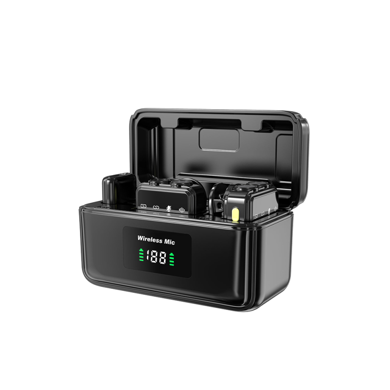 Wiwu Wi-WM005 2in1 Type-C and Lightning Port ANC Wireless Lavalier Microphone - 3