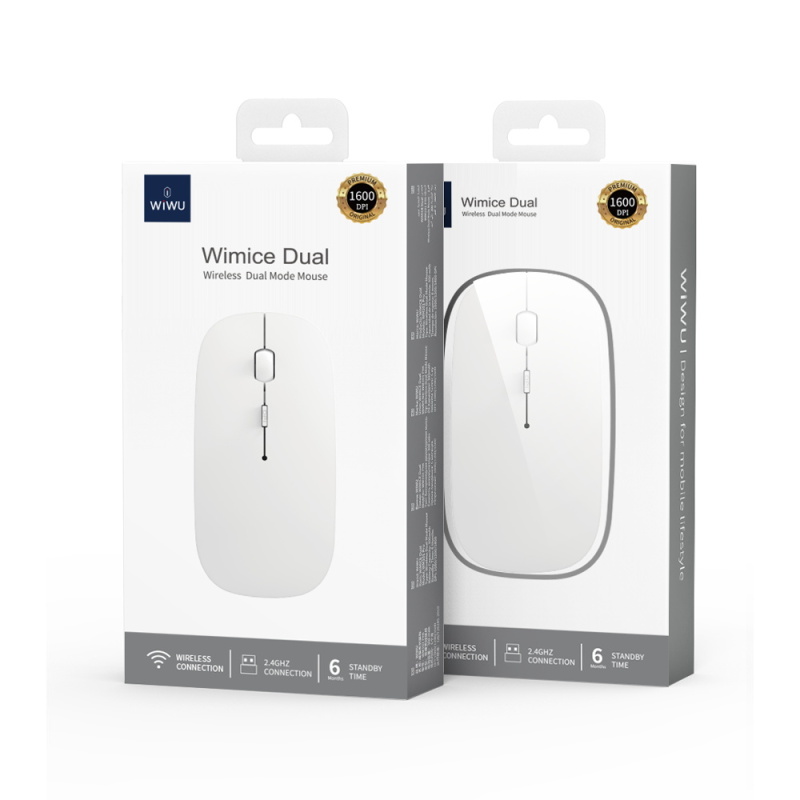 Wiwu Wimice Dual Serisi WM101 Pro Mouse 1600 DPI v5.3 - 9