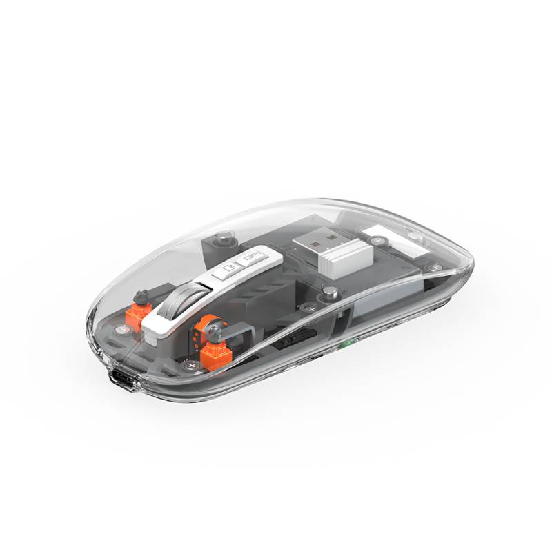 Wiwu WM105 Crystal RGB Led Işıklandırmalı Şeffaf Tasarım Mouse - 5