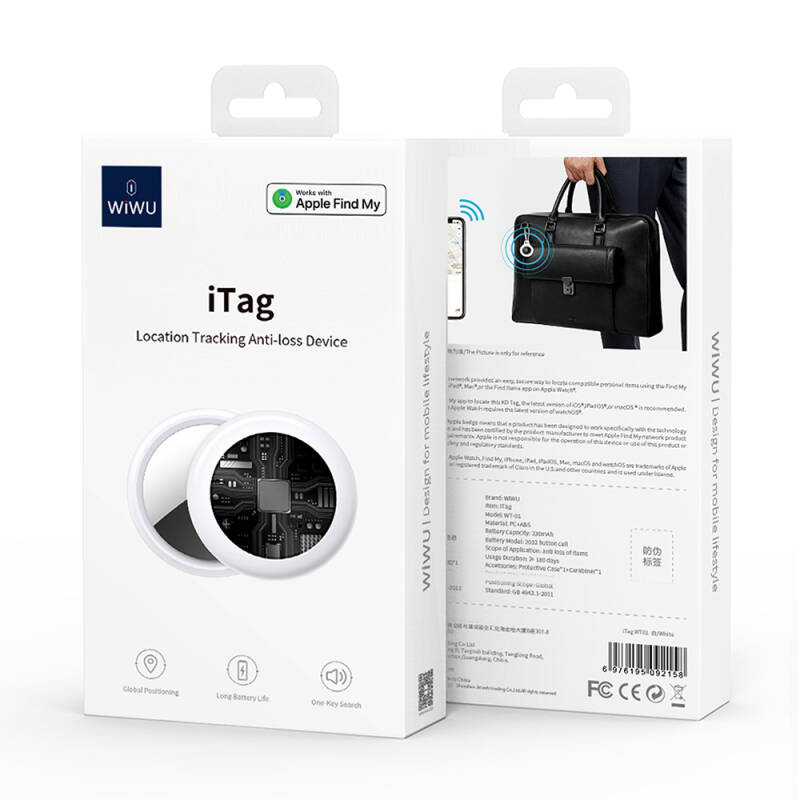 Wiwu WT-01 iTag Anti-Lost Tracker Smart Tracking Device - 3