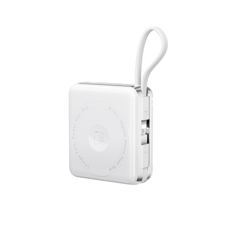 Wiwu XF17 Mag Plus Serisi M-safe Şarj Özellikli 3in1 15W Taşınabilir Powerbank 10.000mAh - 1