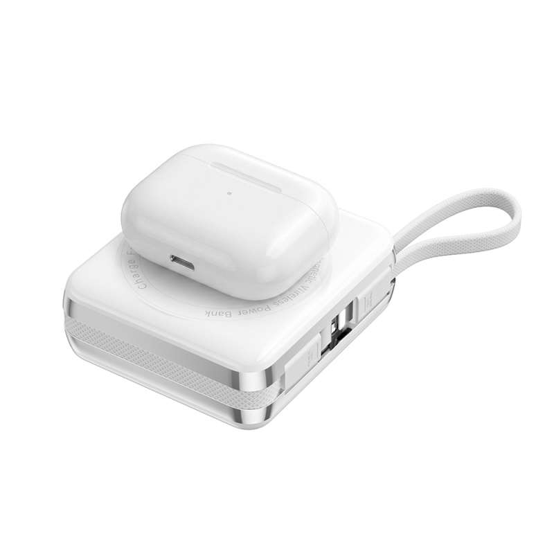 Wiwu XF17 Mag Plus Serisi M-safe Şarj Özellikli 3in1 15W Taşınabilir Powerbank 10.000mAh - 5
