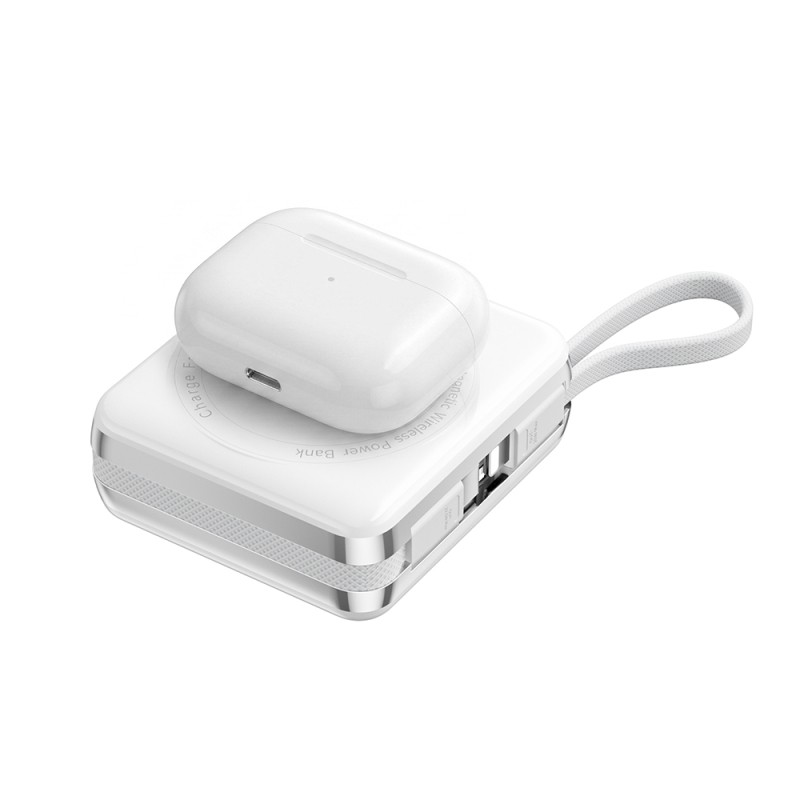 Wiwu XF17 Mag Plus Serisi M-safe Şarj Özellikli 3in1 15W Taşınabilir Powerbank 10.000mAh - 5