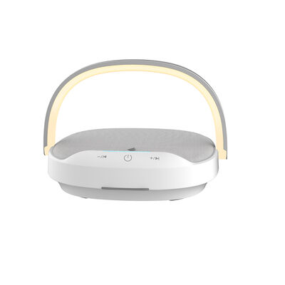 Wiwu Y1 Gece Lambalı Ve Kablosuz Şarj Standlı Bluetooth Speaker Hoparlör - 3