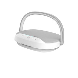 Wiwu Y1 Gece Lambalı Ve Kablosuz Şarj Standlı Bluetooth Speaker Hoparlör - 2