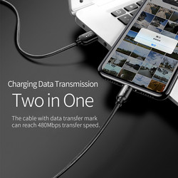 Wiwu YZ100 Dual Lightning + Micro Usb Cable - 4
