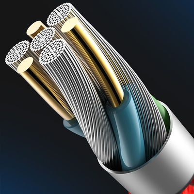 Wiwu YZ100 Dual Lightning + Micro Usb Cable - 7