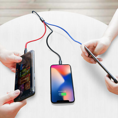 Wiwu YZ100 Dual Lightning + Micro Usb Cable - 9